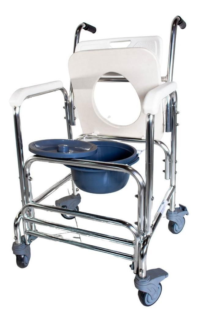 Cadeira De Rodas Banho Sanitario Ultralux Mobil Higenização