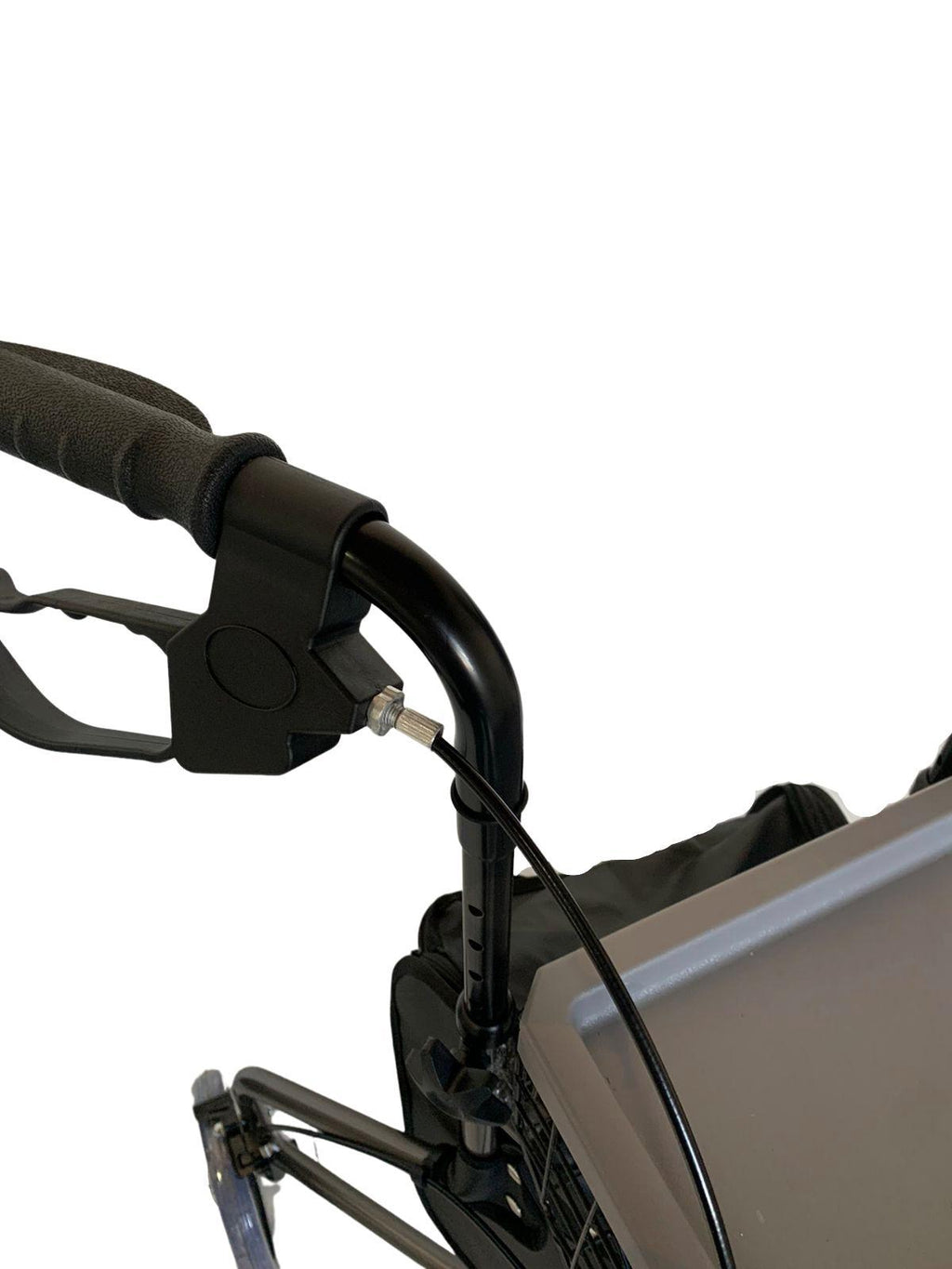 Mbrla891L - Andador Em Aluminio De 03 Rodas Prata Com Cesto