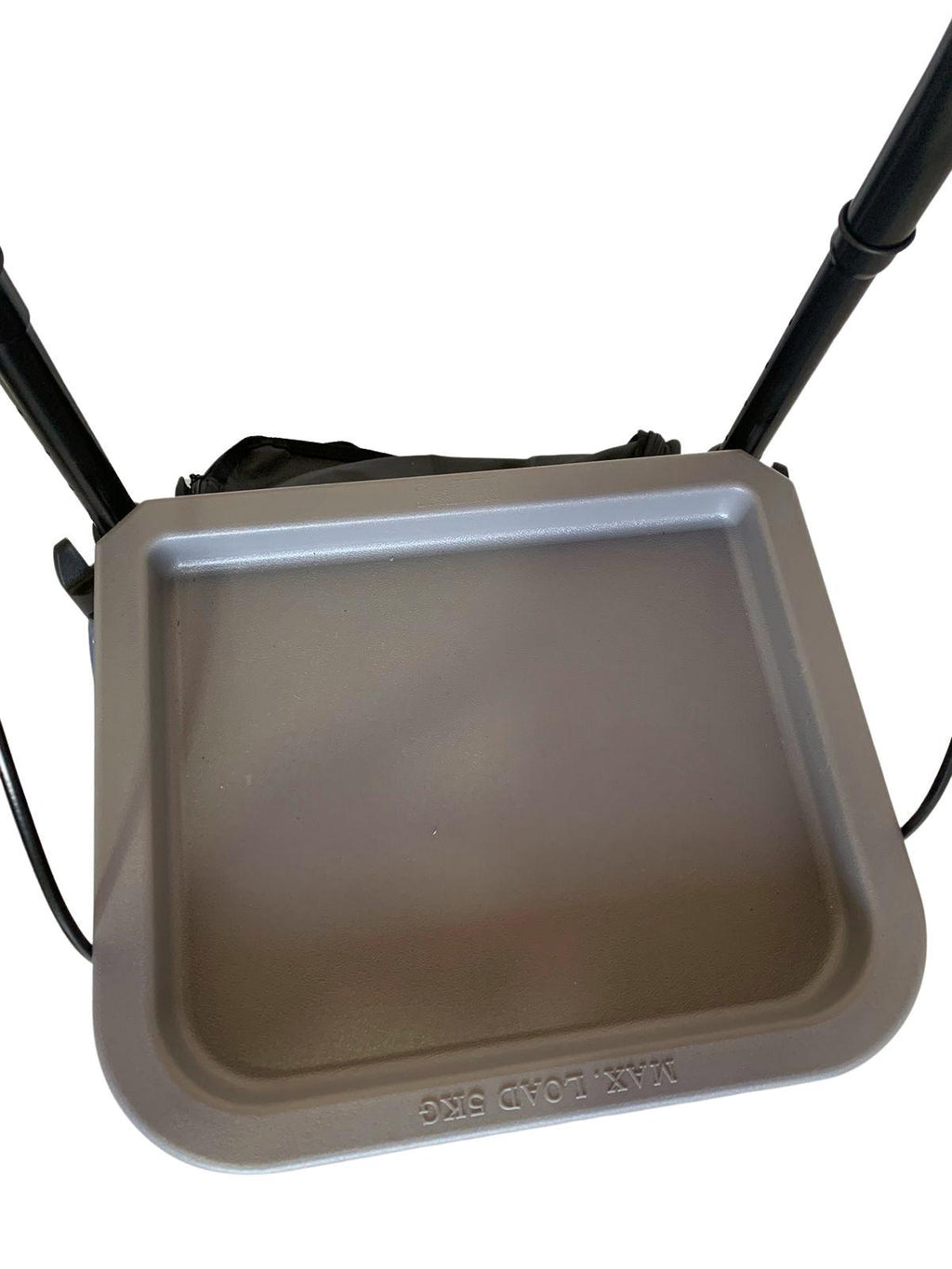 Mbrla891L - Andador Em Aluminio De 03 Rodas Prata Com Cesto