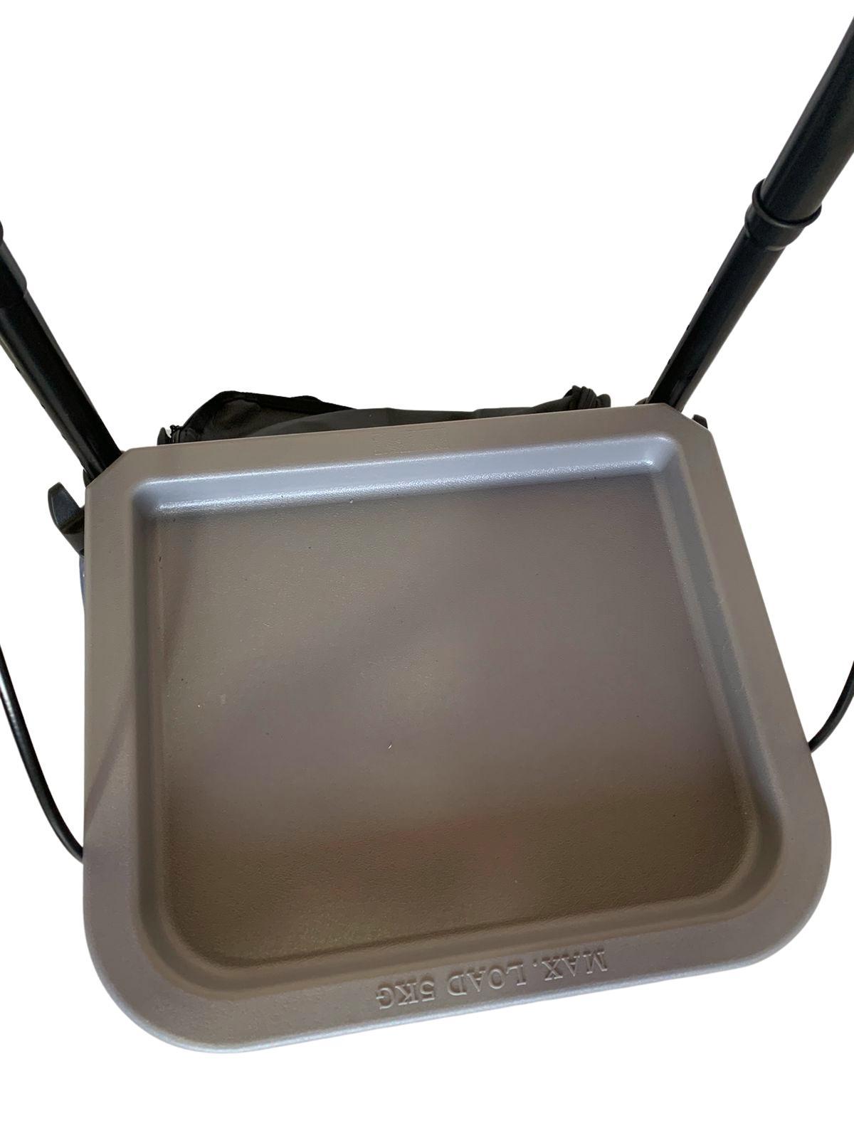 Mbrla891L - Andador Em Aluminio De 03 Rodas Prata Com Cesto