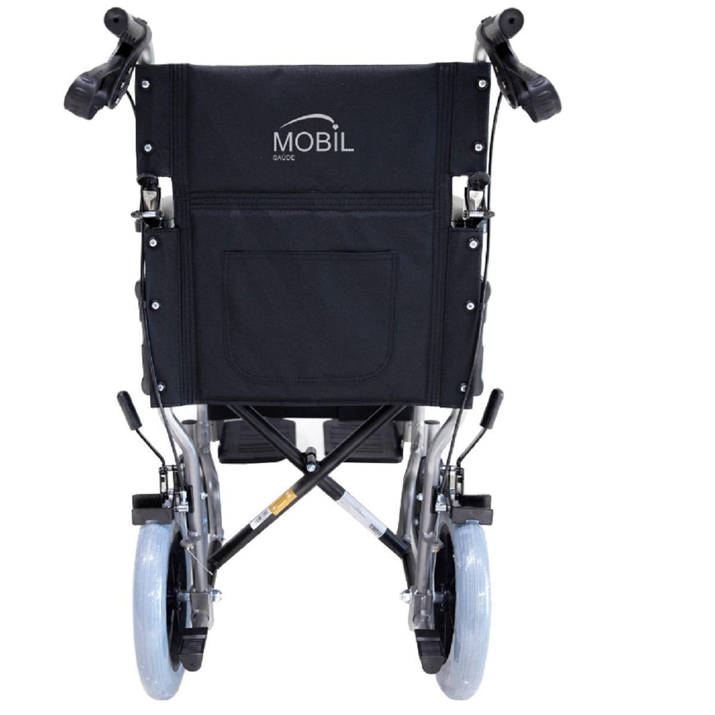 Cadeira De Rodas Alumínio Transporte Hospitalar/Casa 100Kg